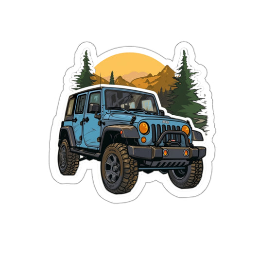 Blue Forest Jeep